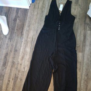 HOT GAL RUE21 BLACK XL PANTS JUMPSUIT